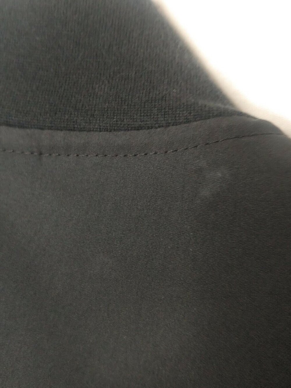 Nike Womens Small Zip Jacket Athletic Logo Black Spell Out Trim Lightweight Run - Picture 7 of 9